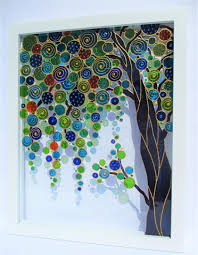 Tree Art 12x15 Glass Painting Glass Art