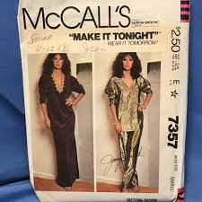 Rare Mccalls 7357 Sewing Pattern