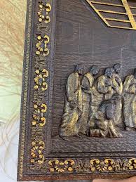 The Last Supper Religious Wooden Carved