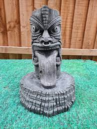 Tiki Totem Reconstituted Stone Garden