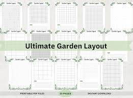 Printable Garden Layouts Plot Plan