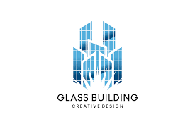 Glass Building Icon Logo Design