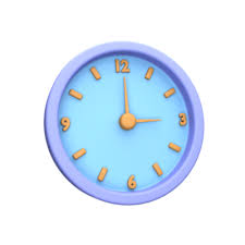 3d Icon Rendered Wall Clock 24073827 Png