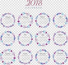 2018 Calendar Calendar Icon Elegant