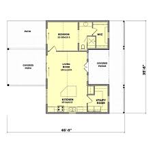 Small House Plans Floor Plan 1 Bedrms