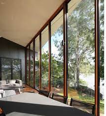 Big Glass Windows Concrete Houses