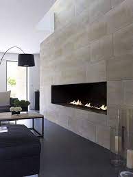 Limestone Feature Wall With Grey Tiles