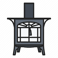 Fireplace Stove Wood Icon