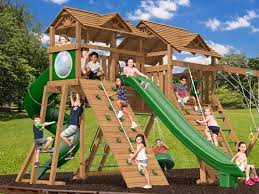 Premium Wooden Swing Sets