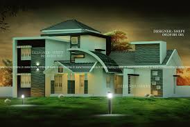 Duplex House Front Elevation On Modern