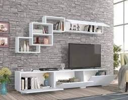 Wall Mount Plywood Modern Wooden Tv