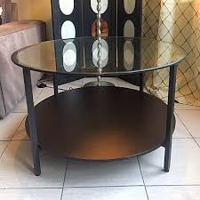 Ikea Vittsjo Round Coffee Table