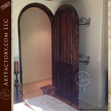 Arched Wooden Door Custom Handmade