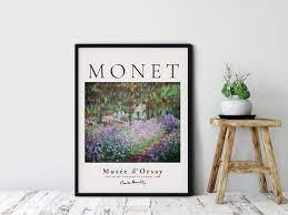 Claude Monet Exhibition Poster Monets