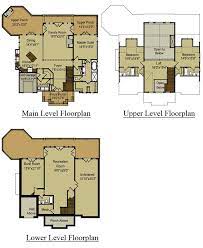 3 Story Open Mountain House Floor Plan