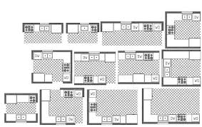 Kitchen Platform Design Cad File