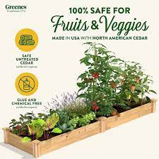 Greenes Fence 2 X 8 X 7 Cedar Raised Garden Bed