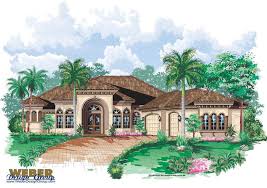 Waterfront Mediterranean Tuscan Floor Plan