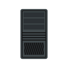 Vector System Unit Of Computer Icon