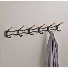 Family Coat Wall Rack 6 Hook Safco