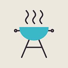 Grill Bbq Cookout Vector Isolated Icon