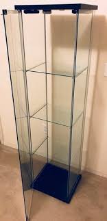 Ikea Detolf Glass Door Cabinet Case For