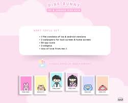 Pink Bunny Ios Android Cute App Icons