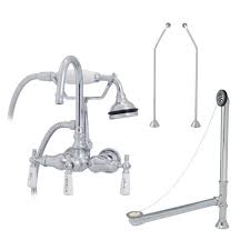 Tub Wall Mount Gooseneck Claw Tub