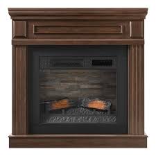 Grantley 41 In W Freestanding Electric Fireplace Mantel In Simply Brown