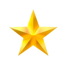 Star Icon Golden Sign Vector