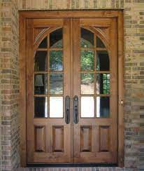 Exterior Wooden Glass French Double