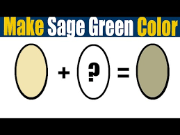 Color Mixing To Make Sage Green