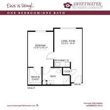 Senior Living Floor Plans Sweetwater