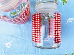 Anchor Hocking Red Gingham Canisters