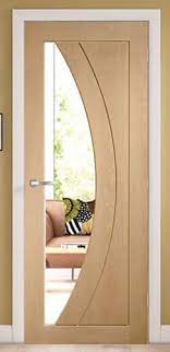 Glazed Oak Grooved Internal Doors