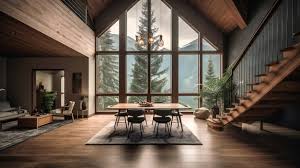 Chic Modern Mountain Chalet Combining