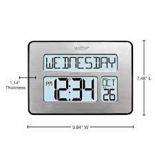 Full Calendar Digital Clock