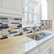 Art3d Blue Stone Design 12 In X 12 In Vinyl L And Stick Tile Backsplash For Kitchen 9 5 Sq Ft Box