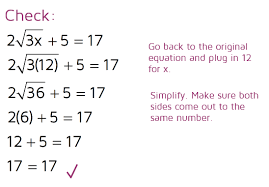Solving Radical Equations Kate S Math