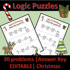 Seasonal Logic Puzzles