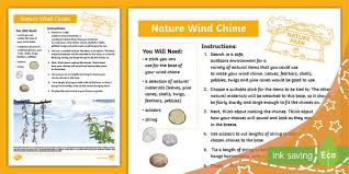 Wind Craft Chime Instructions Primary