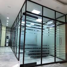 Glass Aluminium Office Partition At Rs