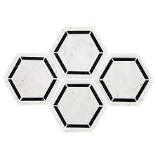 Marble Hexagon Mosaic Tile