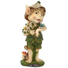 H Pixie Perry Elfin Gnome Garden Statue
