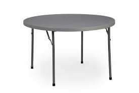 Patio Table 48 Round Grey A B