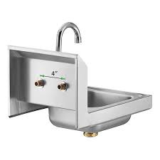 Amgood Hand Sink Hs 12 Stainless Steel Wall Mounted Hand Sink 12in X 1