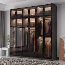 Luxury Door Handle Wardrobes Glass
