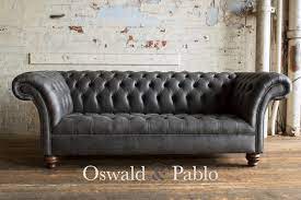 Eco Friendly Leather Chesterfield Sofa