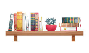 Bookshelf Vector Images Browse 133