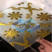 China Acid Etched Glass Float Glass